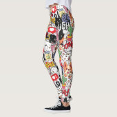 Leggings conception de mignon animal de compagnie drôle - m (Gauche)