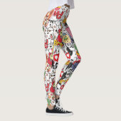 Leggings conception de mignon animal de compagnie drôle - m (Droite)