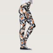 Leggings Conception de motif de géométrie de flux abstrait (Droite)