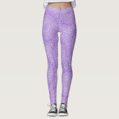 Leggings Conception de motif de mandala améthyste (Devant)