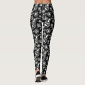 Leggings Conception de motif d'illustration de cachemire fl (Dos)