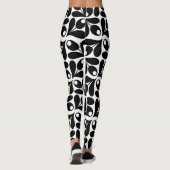 Leggings Conception de motif floral (Dos)