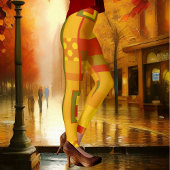 Leggings Conception de Motif géométrique Abstrait moderne