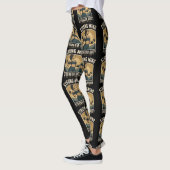 Leggings Conception de motivation de gym Corps Fort Mental (Gauche)