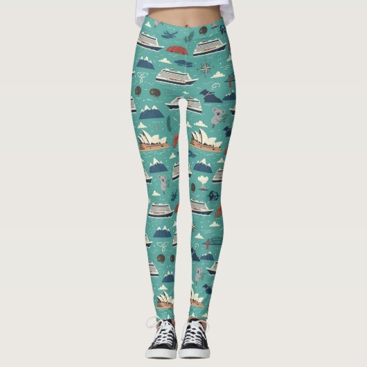Leggings Conception de navire côtier de croisière en Austra (Devant)