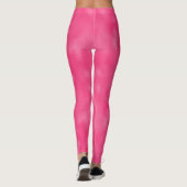Leggings Conception de nuage rose chaud (Dos)