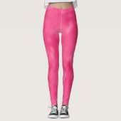 Leggings Conception de nuage rose chaud (Devant)