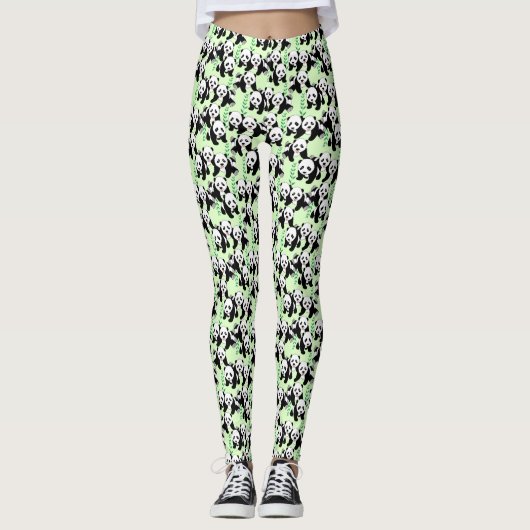 Leggings Conception de Panda Bears (Devant)