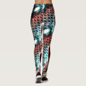 Leggings Conception de panneaux perforés avec des gouttes d (Dos)