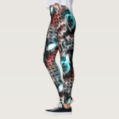 Leggings Conception de panneaux perforés avec des gouttes d (Gauche)