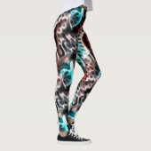 Leggings Conception de panneaux perforés avec des gouttes d (Droite)