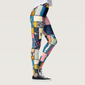 Leggings Conception de Patchwork adorable, Motif Joueur (Droite)