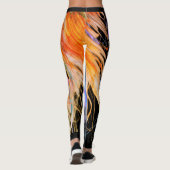 Leggings Conception de peinture sur ajusté serré mignon (Dos)