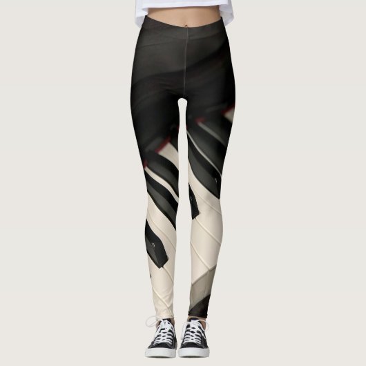 Leggings Conception de piano cool (Devant)