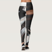 Leggings Conception de piano mignonne (Dos)