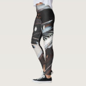 Leggings Conception de piano mignonne (Gauche)