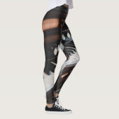Leggings Conception de piano mignonne (Droite)