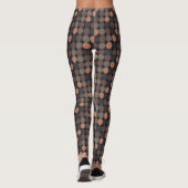 Leggings Conception de points de cercle géométrique de terr (Dos)