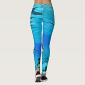 Leggings Conception de rayons tachetés sous-marins (Dos)
