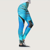 Leggings Conception de rayons tachetés sous-marins (Droite)