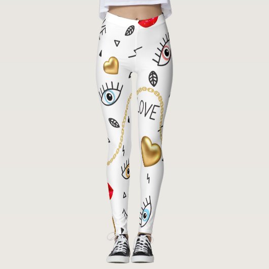 Leggings CONCEPTION DE STYLE motif (Devant)