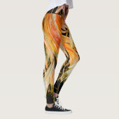 Leggings Conception de style peint sur ajusté mignon (Droite)