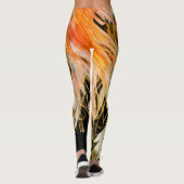 Leggings Conception de style peint sur ajusté mignon (Dos)