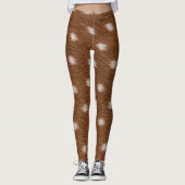 Leggings Conception de texture de peau de cerf moderne Legg (Devant)
