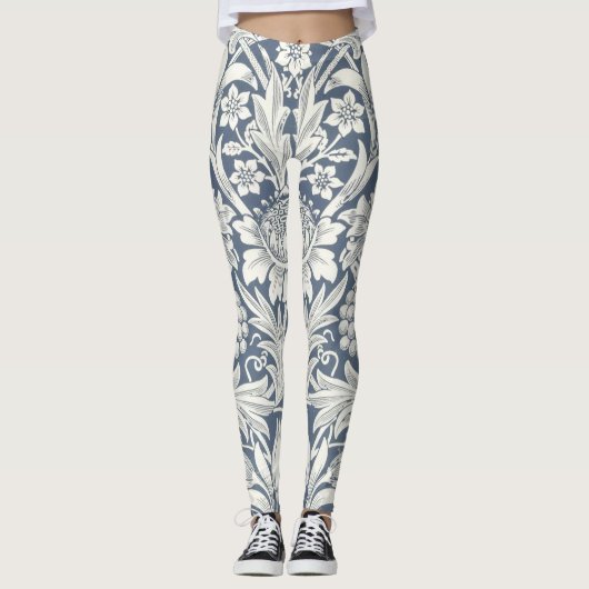 Leggings Conception de tournesol (par William Morris) Leggi (Devant)