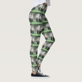 Leggings Conception de tuile de forêt d'ours grizzly (Droite)