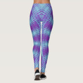 Leggings Conception de WC bleu violet (Dos)