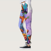 Leggings Conception d'humour spatial extraterrestre drôle à (Gauche)