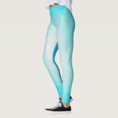 Leggings Conception d'océan bleu (Gauche)