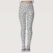 Leggings Conception d'ours polaires en colère (Devant)
