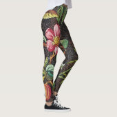 Leggings Conception du 18ème siècle de textile des fleurs (Droite)