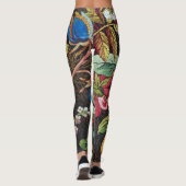 Leggings Conception du 18ème siècle de textile des fleurs (Dos)