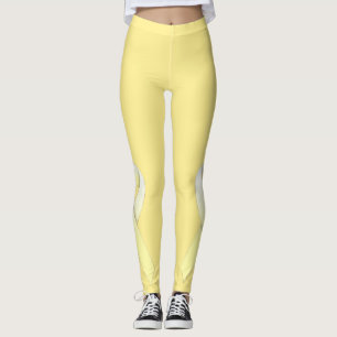 Leggings Conception du ruban de sensibilisation jaune