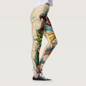 Leggings Conception d'un tatouage captivant (Droite)