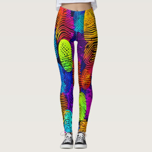Leggings Conception dynamique d'empreintes digitales