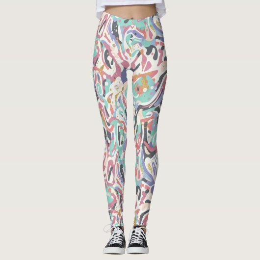 Leggings Conception éclaboussée (Devant)