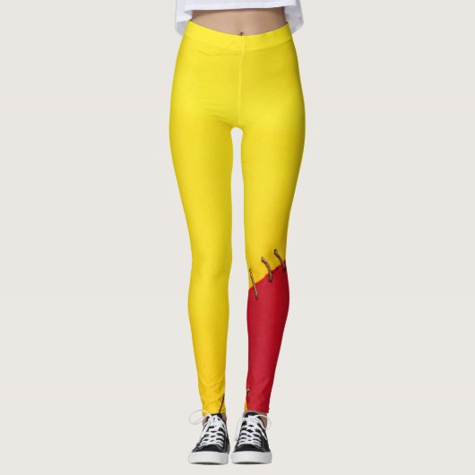 Leggings Conception espagnole de drapeau (Devant)