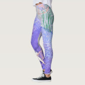 Leggings Conception florale Abstraite (Gauche)