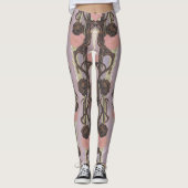 Leggings Conception florale architecturale Aria Grace Urban (Devant)