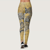 Leggings CONCEPTION FLORALE DE William Morris AVEC PÊCHES D (Dos)