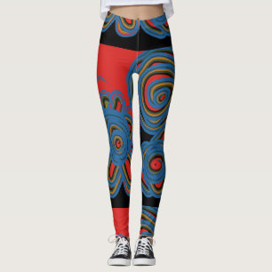 Leggings Conception Florale Mexicaine-Américaine