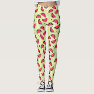 Leggings Conception fruitée de pique-nique d'été de tran