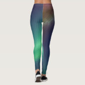 Leggings Conception géométrique de la spirale mystique (Dos)