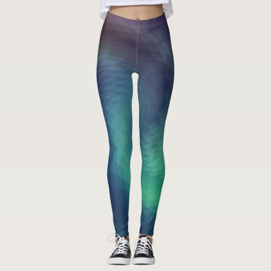 Leggings Conception géométrique de la spirale mystique (Devant)