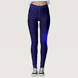 Leggings Conception géométrique étoile en néon Abstrait