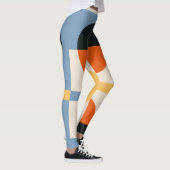 Leggings Conception géométrique multicouleur Abstraite (Droite)